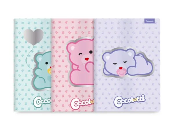 Set 3 Quaderni Profumati A4 Coccolotti Classic – Colourbook - Quiscuola.it – Zaini, Astucci e Diari Scuola