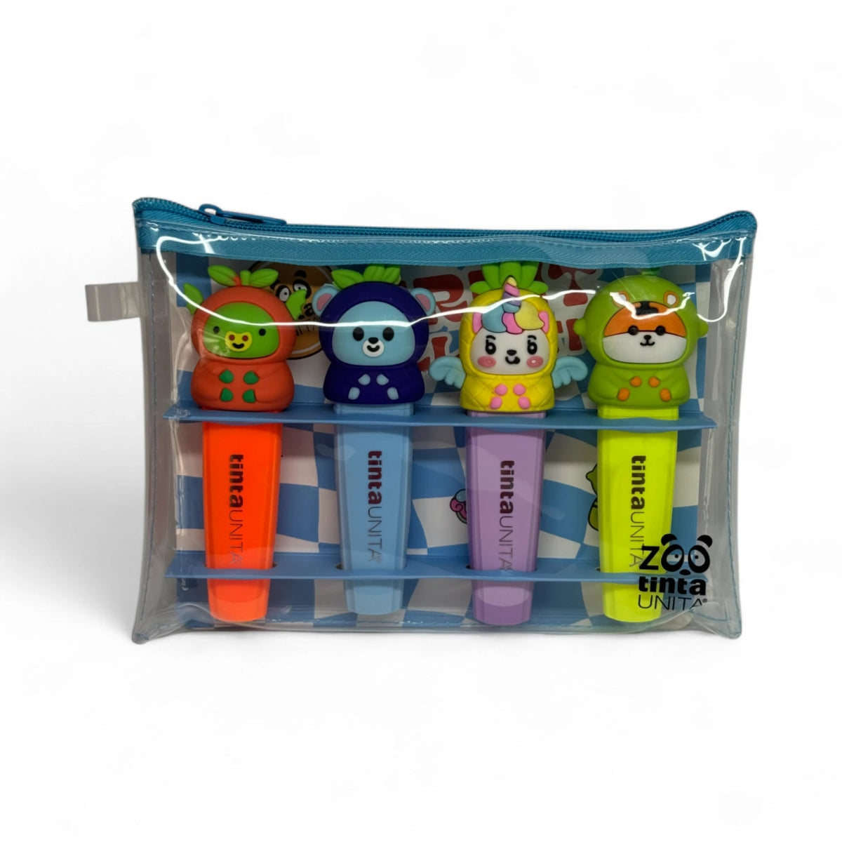Set 4 Evidenziatori Zoo con Topper in Pochette - Quiscuola.it – Zaini, Astucci e Diari Scuola