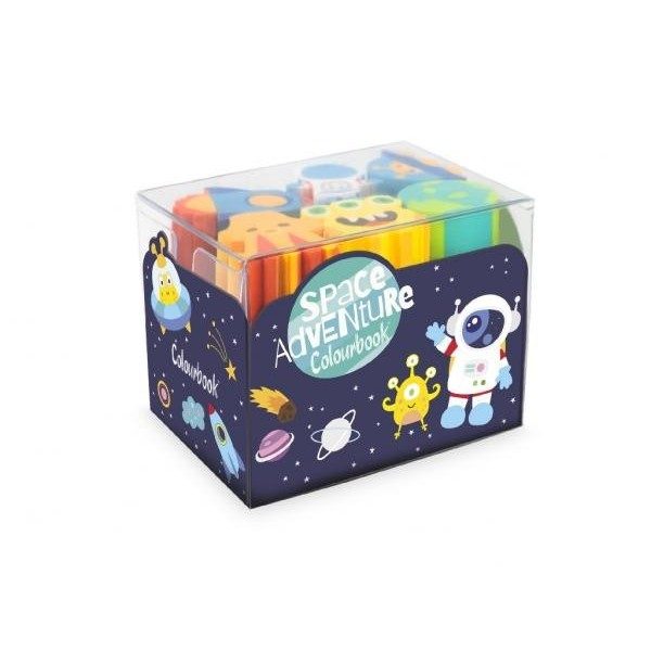 Set 6 gommine Space Adventure in cofanetto acetato - foto 1