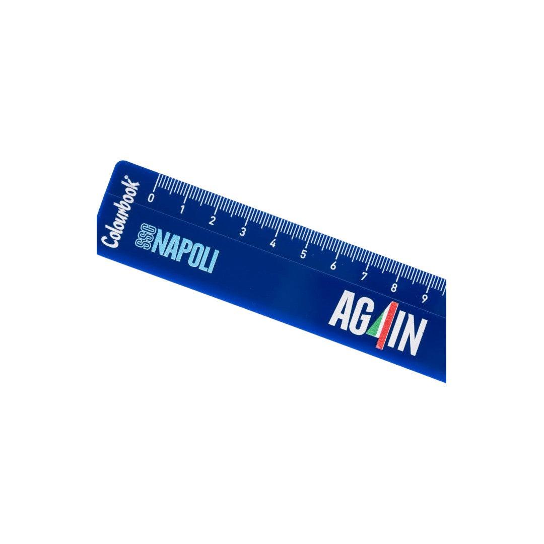 SSC Napoli Righello 16 cm Again Colourbook.
