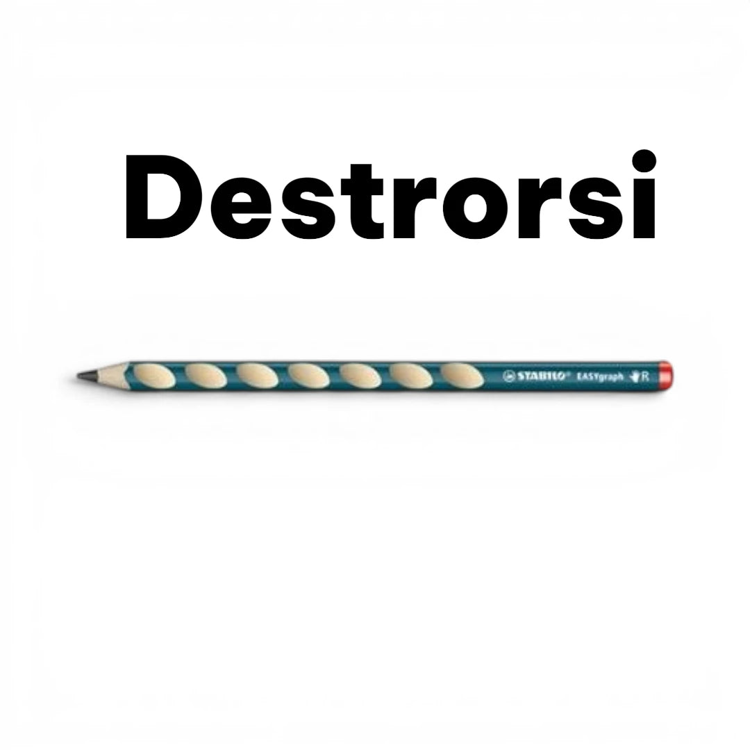 Matite Stabilo Easy Graph HB mancini o per destrorsi 6 pezzi.