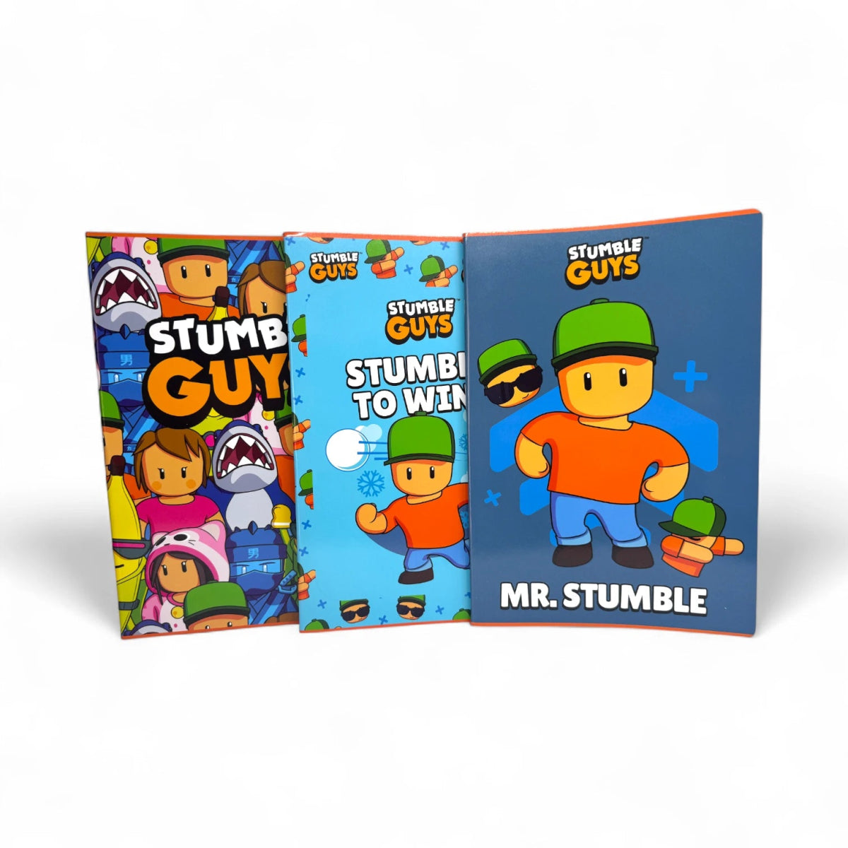 Stumble Guys – Pacchetto 3 Quaderni Maxi A4 100gr 100 pagine Rigature assortite 2025 - 2026 - Quiscuola.it – Zaini, Astucci e Diari Scuola