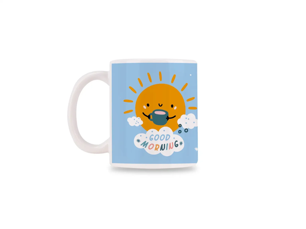 Tazza in Ceramica Good Vibes – 320ml Idea Regalo Perfetta - Quiscuola