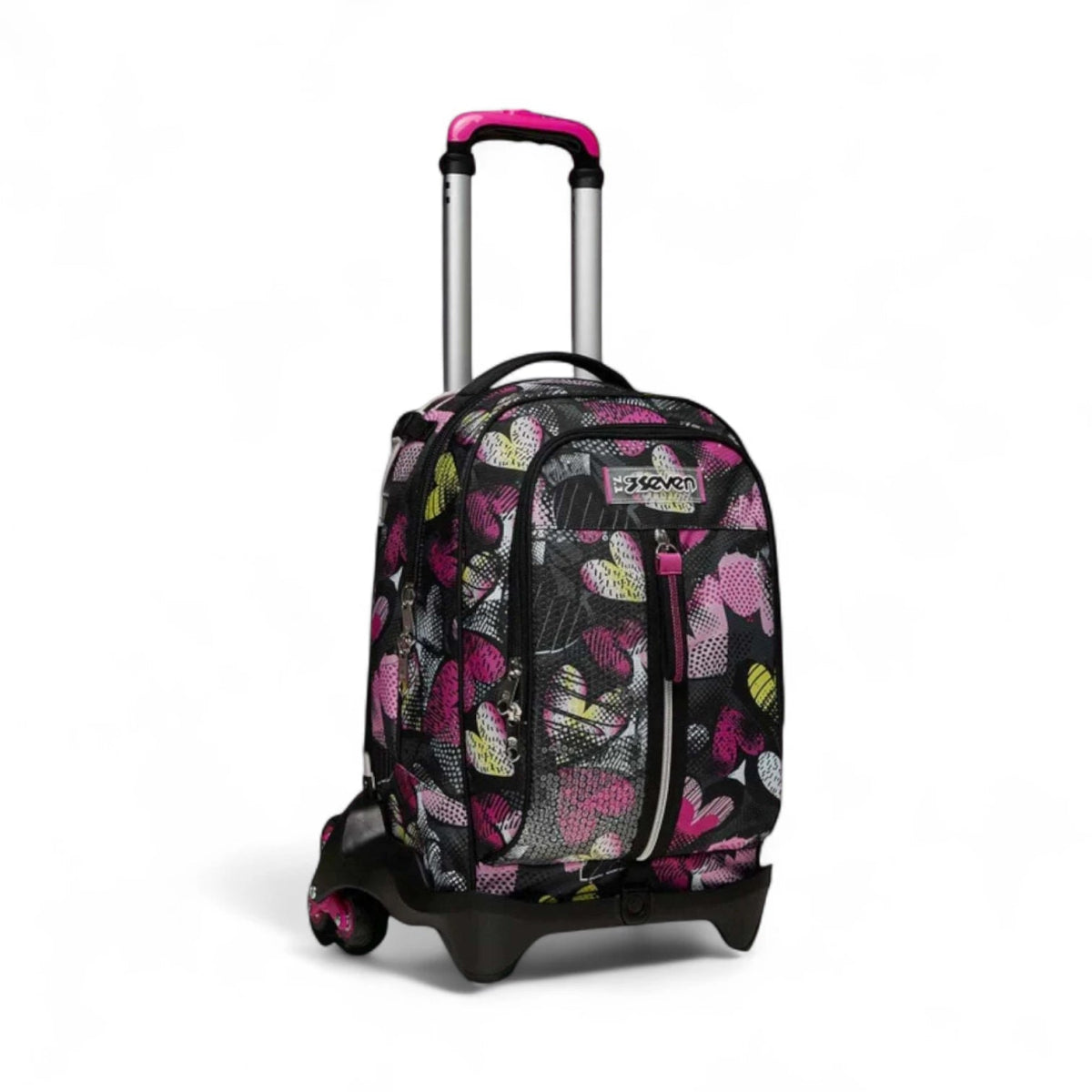 Trolley Jack - 3WD Kiddie Crush di Seven: Zaino con Carrello Sganciabile e 3 Ruote - Quiscuola.it – Zaini, Astucci e Diari Scuola