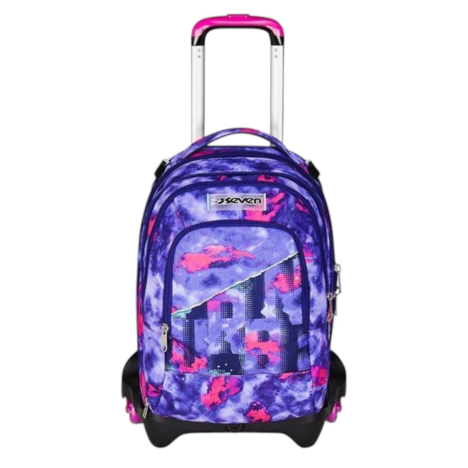 Trolley Seven Jack 3WD Shady Dye Girl – Zaino 3 in 1 con Ruote Laterali.