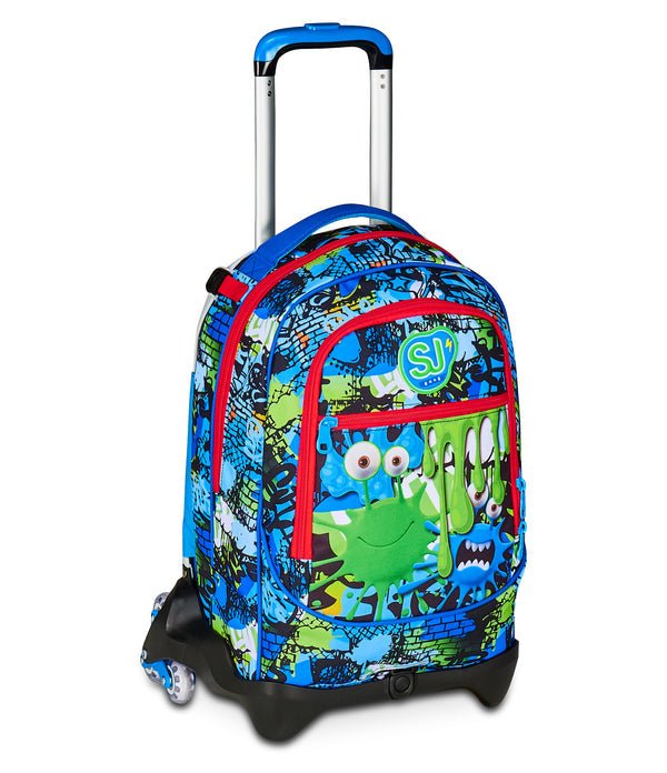 Trolley SJ Jack 3WD Fantasys Boy – Zaino 3 in 1 con Carrello da 33 Lt - Quiscuola.it – Zaini, Astucci e Diari Scuola