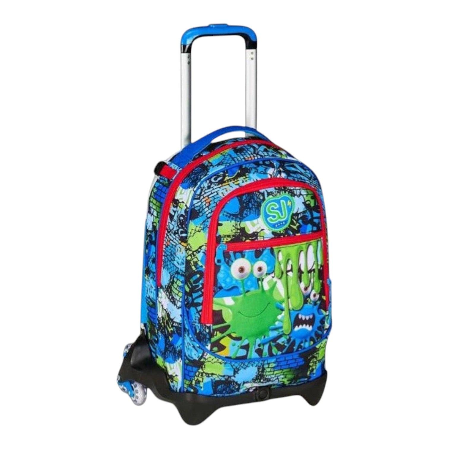 Trolley SJ Jack 3WD Fantasys Boy – Zaino 3 in 1 con Carrello da 33 Lt.