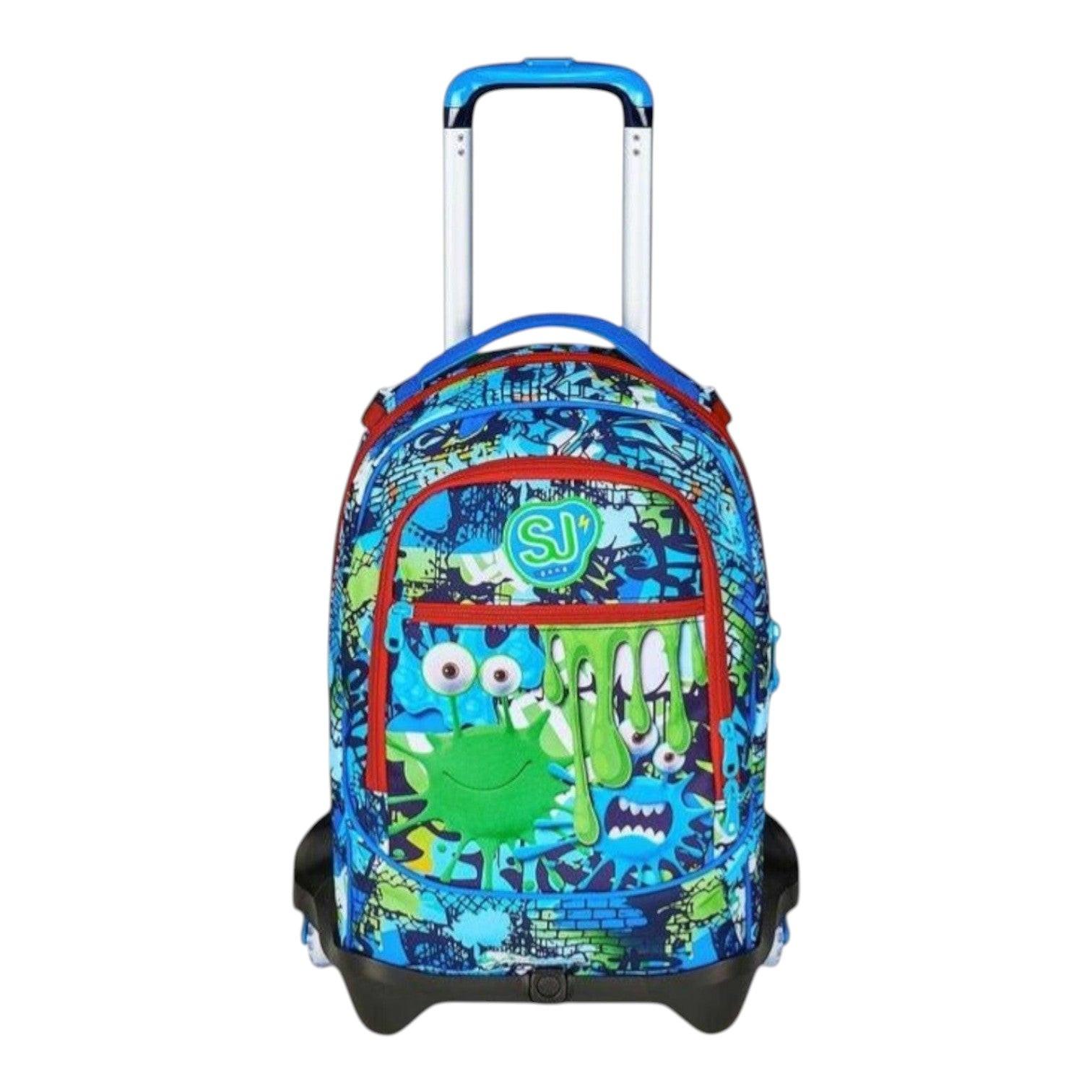 Trolley SJ Jack 3WD Fantasys Boy – Zaino 3 in 1 con Carrello da 33 Lt.