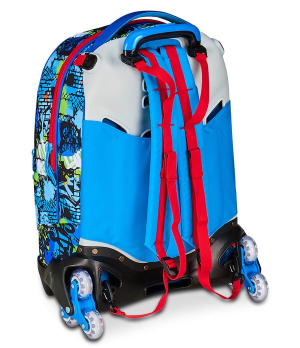 Trolley SJ Jack 3WD Fantasys Boy – Zaino 3 in 1 con Carrello da 33 Lt - Quiscuola.it – Zaini, Astucci e Diari Scuola