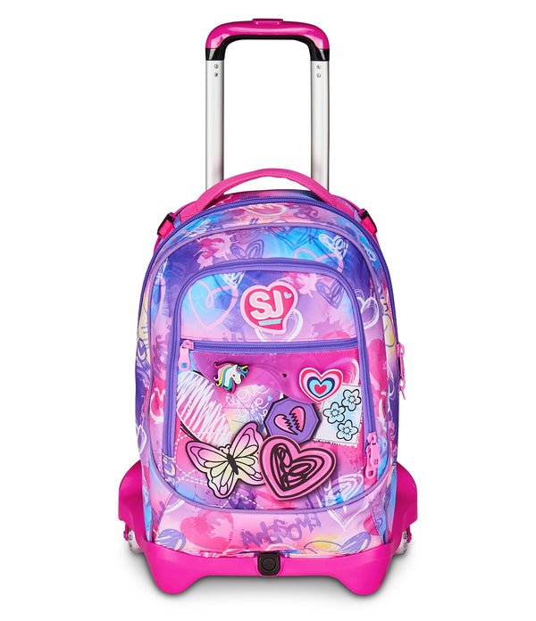 Trolley SJ Jack 3WD Tinypatch Girl – Zaino e Trolley 3 in 1 da 33 Lt - Quiscuola.it – Zaini, Astucci e Diari Scuola