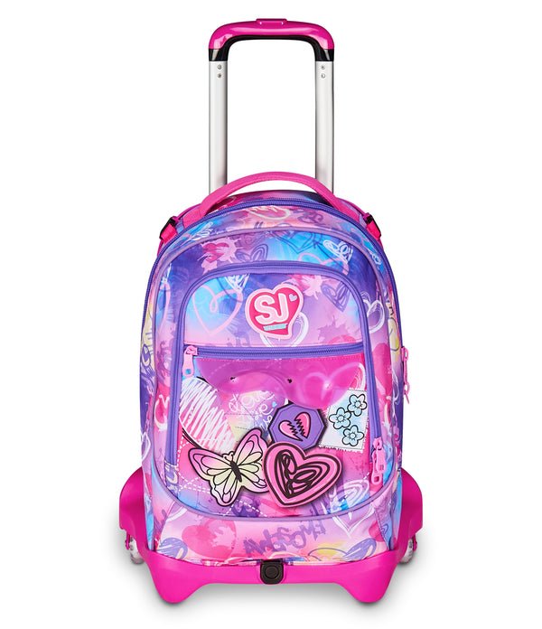 Trolley SJ Jack 3WD Tinypatch Girl – Zaino e Trolley 3 in 1 da 33 Lt - Quiscuola.it – Zaini, Astucci e Diari Scuola