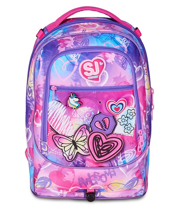 Trolley SJ Jack 3WD Tinypatch Girl – Zaino e Trolley 3 in 1 da 33 Lt - Quiscuola.it – Zaini, Astucci e Diari Scuola