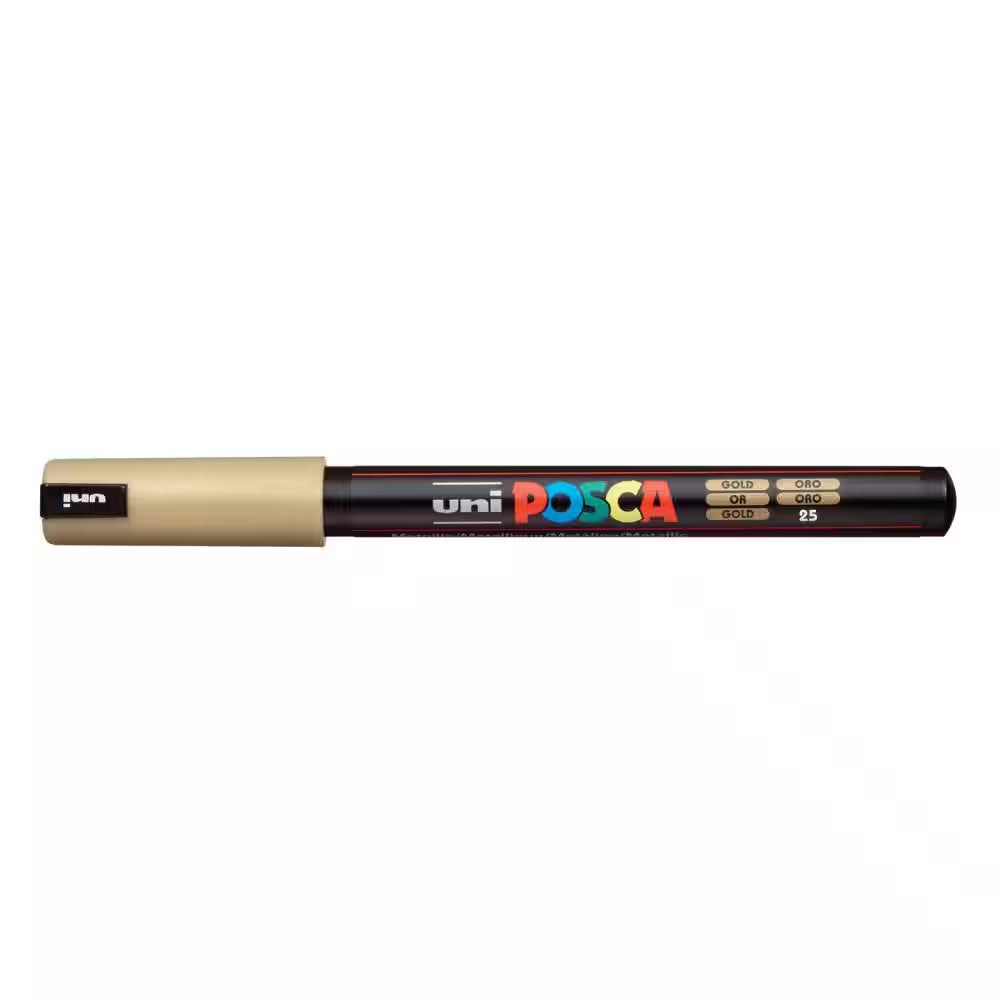 Uni-Posca paint marker oro punta X-Fine 0,7 mm