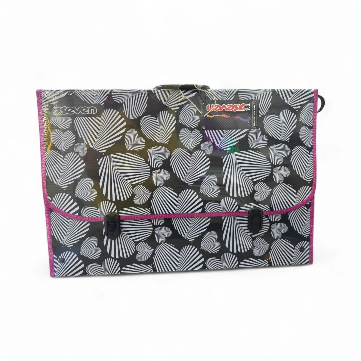 Valigetta Polionda Seven Rosa e nera – 57,5×38×5,5 cm - Quiscuola.it – Zaini, Astucci e Diari Scuola