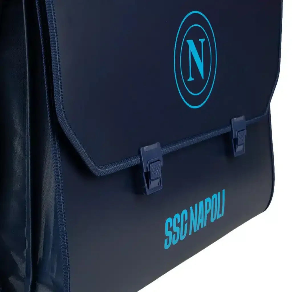 Valigetta portadisegni SSC Napoli 35x50 cm con tracolla e stemma sulla pattina - foto 2
