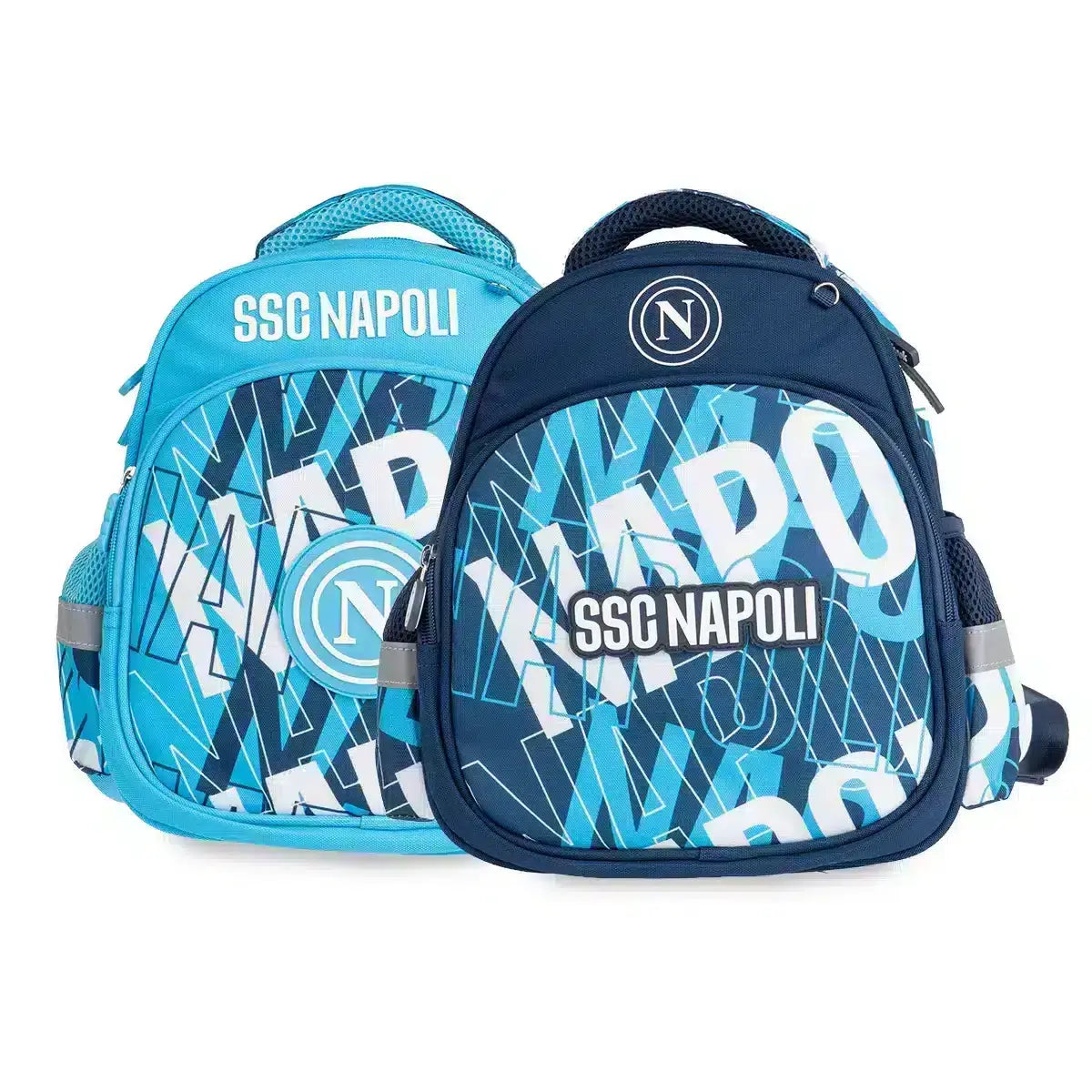 Zaino asilo SSC Napoli Colourbook blu dark 24x10x30 cm