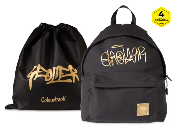 Zaino Black Rubber Geolier - 20L Ufficiale Geoliermerch - Quiscuola.it – Zaini, Astucci e Diari Scuola