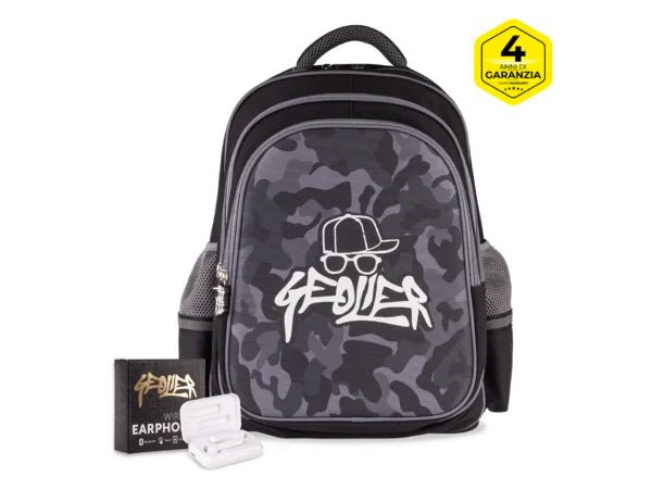Zaino Camouflage Geolier Colourbook con Cuffie Bluetooth Omaggio - Quiscuola.it – Zaini, Astucci e Diari Scuola