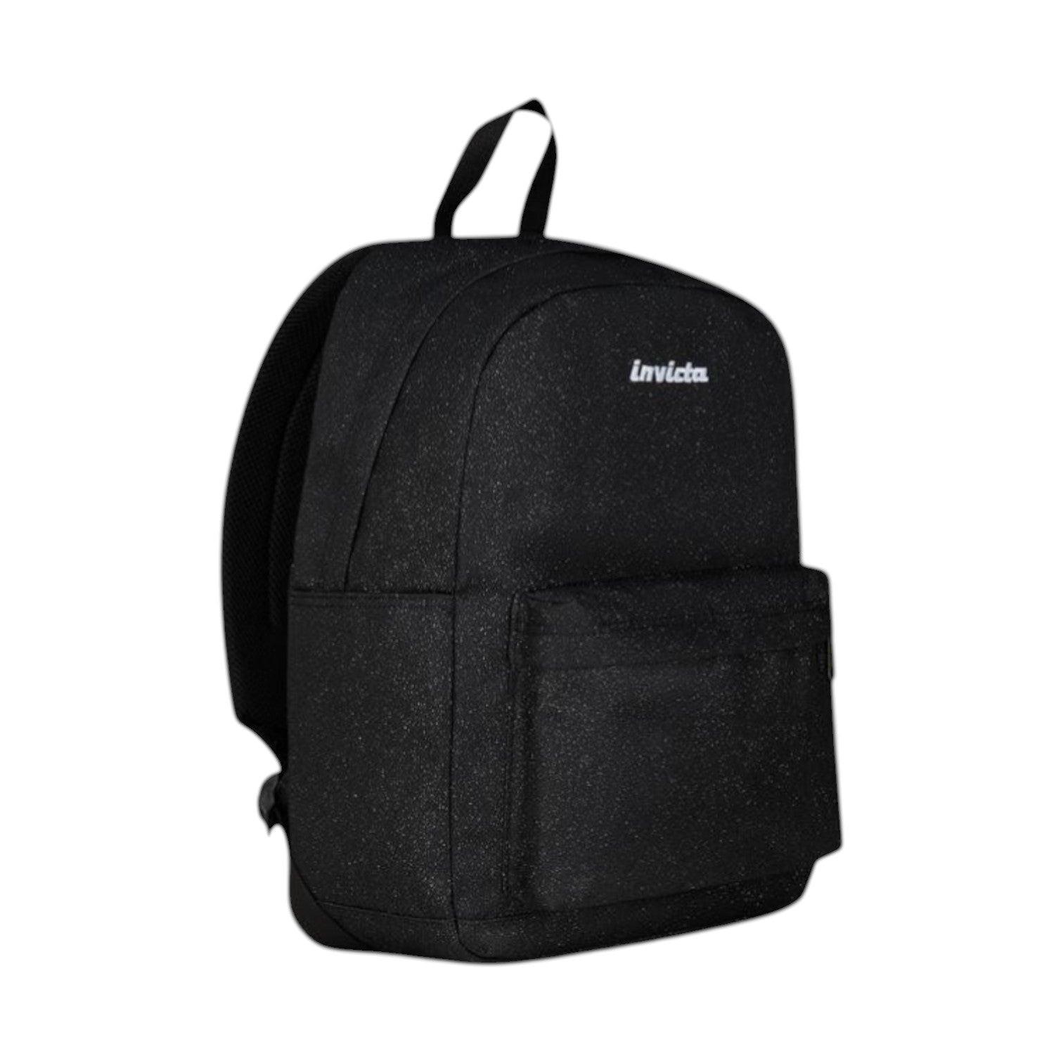 Zaino Carlson Shine Glitterato Nero 24L in Poliestere Riciclato.