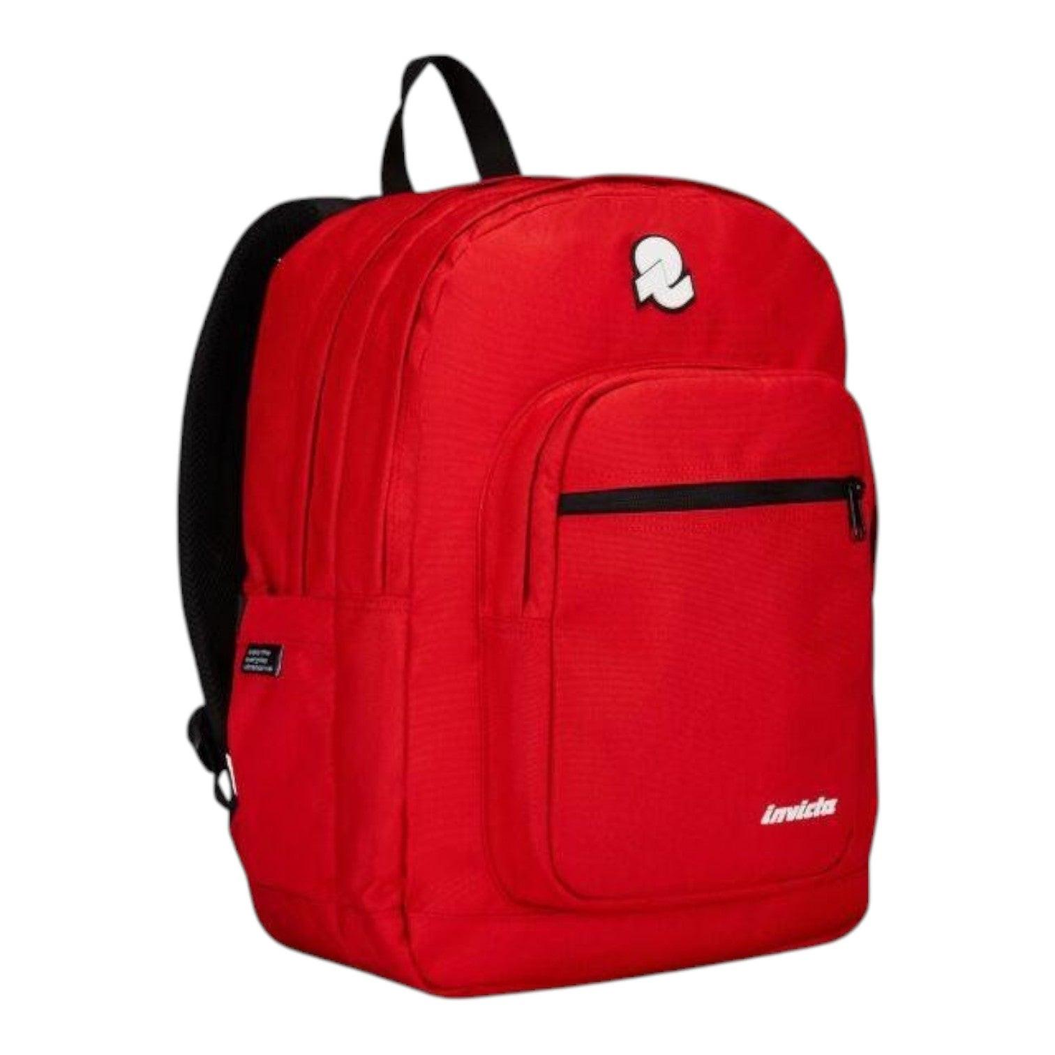 Zaino Maxi Jelek 38 LT Plain Invicta Geranium Red.