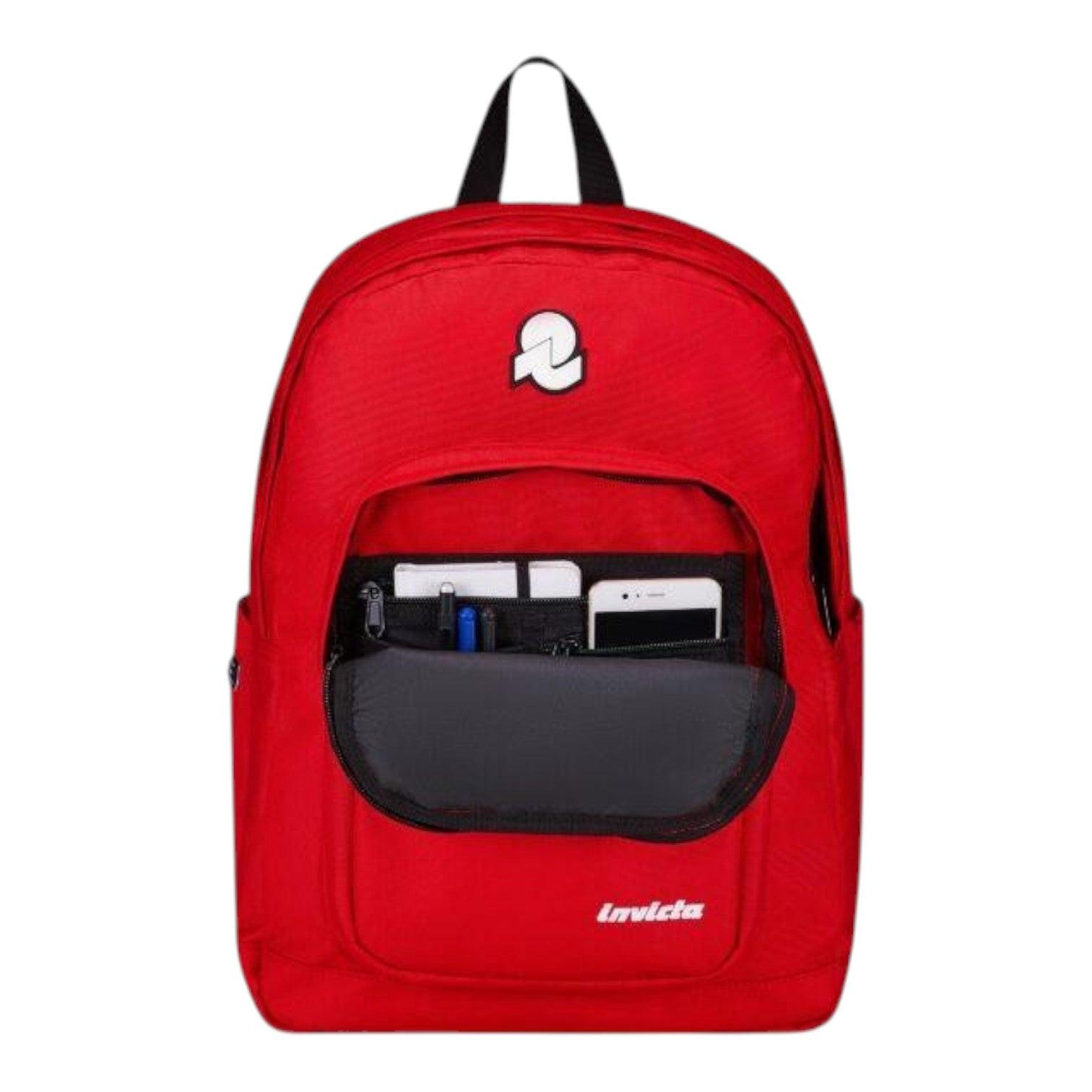 Zaino Maxi Jelek 38 LT Plain Invicta Geranium Red.