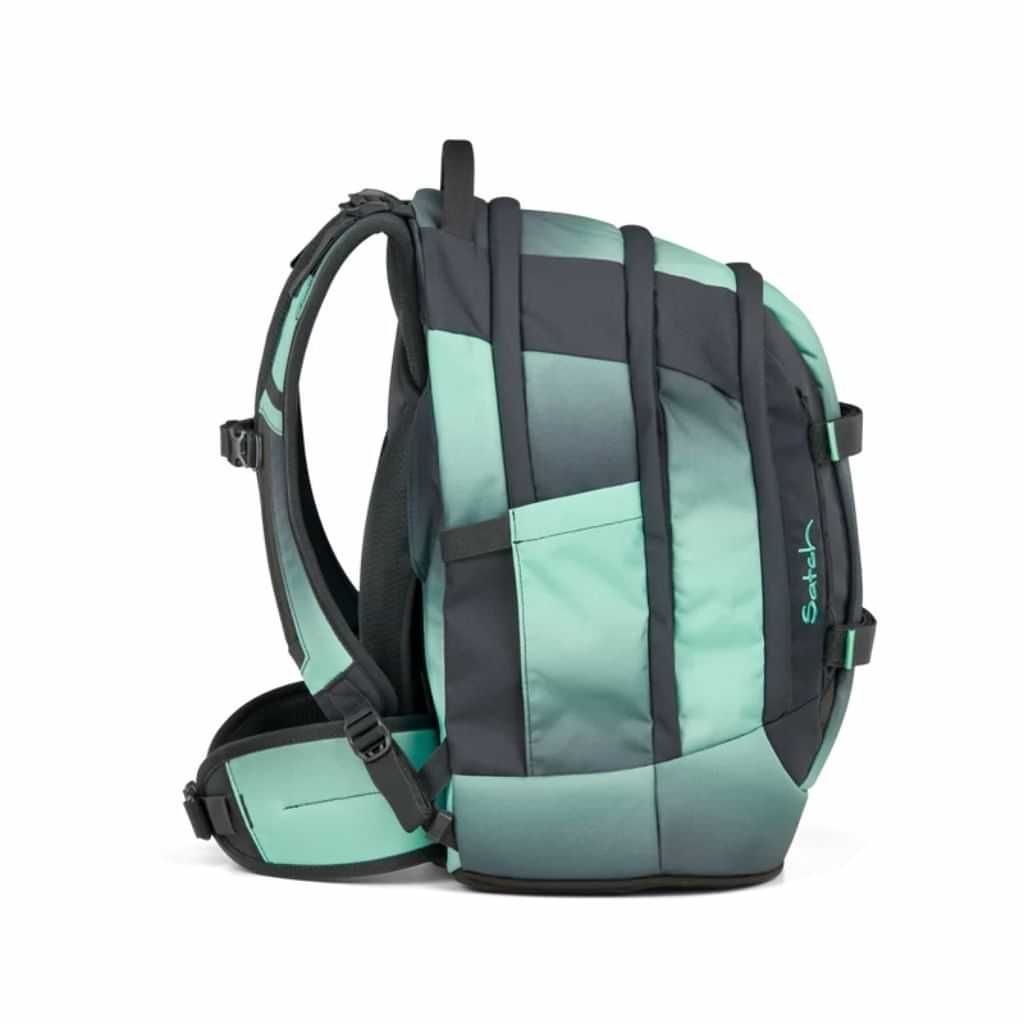 Zaino Satch Pack Gradient Mint nero e verde oliva con triangoli gialli - foto 7