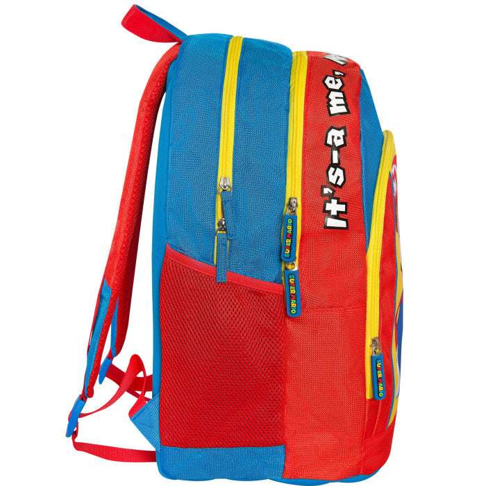 Zaino Scuola SuperMario 3 Scomparti - Spazioso e Personalizzato - Quiscuola