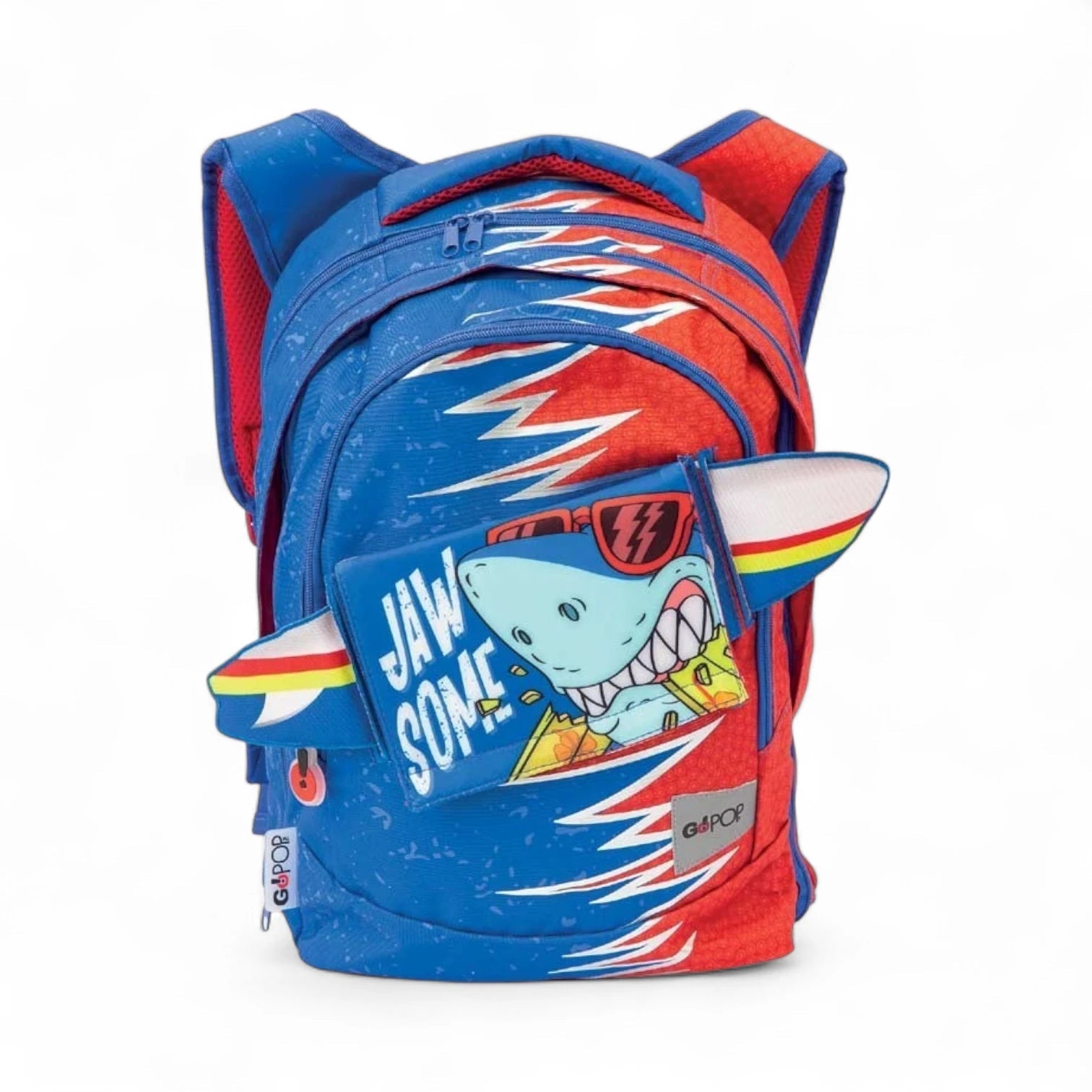 ZAINO SCUOLA ESTENSIBILE 3 SCOMPARTI - SHARK ATTACK | GoPop® - Quiscuola.it – Zaini, Astucci e Diari Scuola