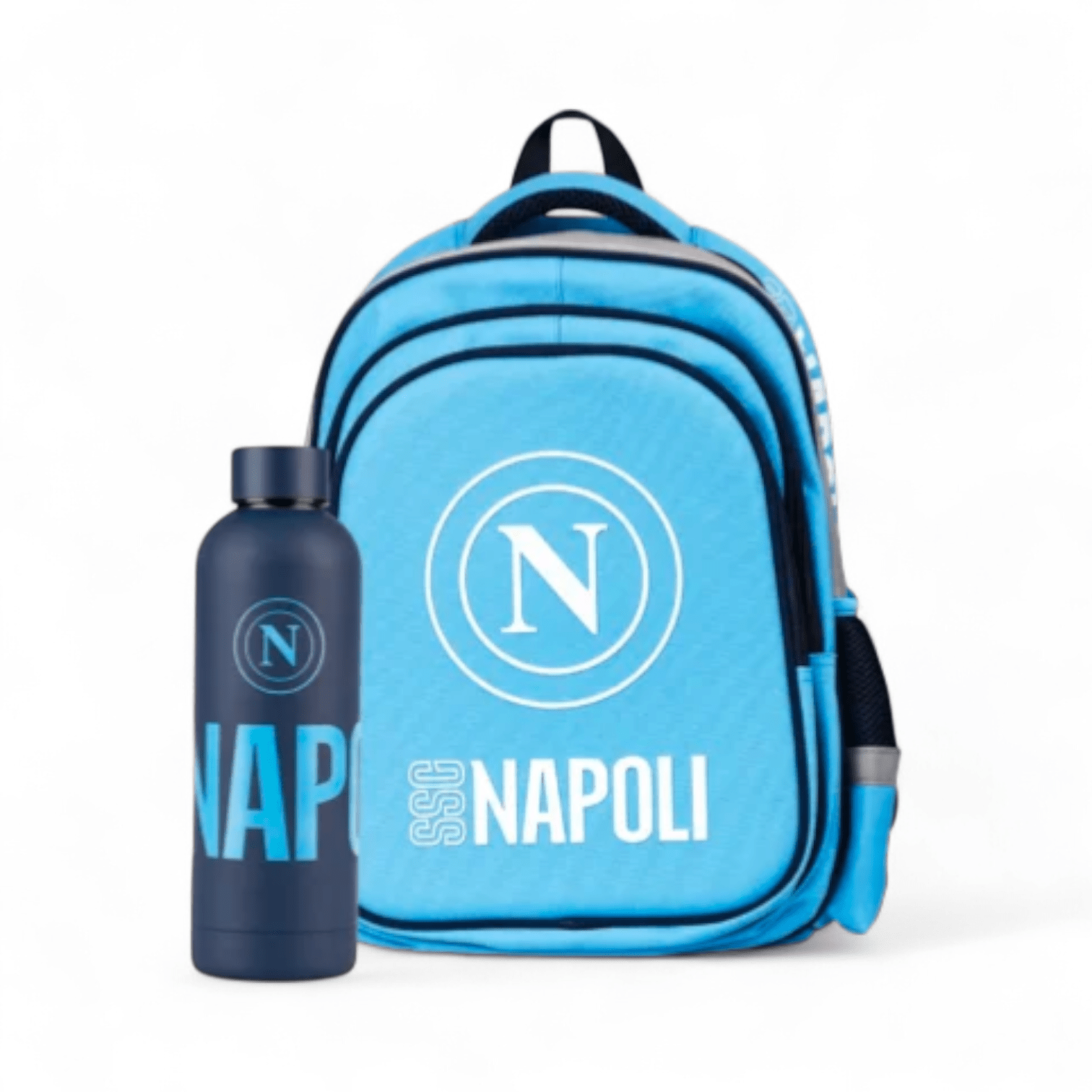 Zaino Scuola SSC Napoli Azzurro con Borraccia Omaggio - Quiscuola.it – Zaini, Astucci e Diari Scuola