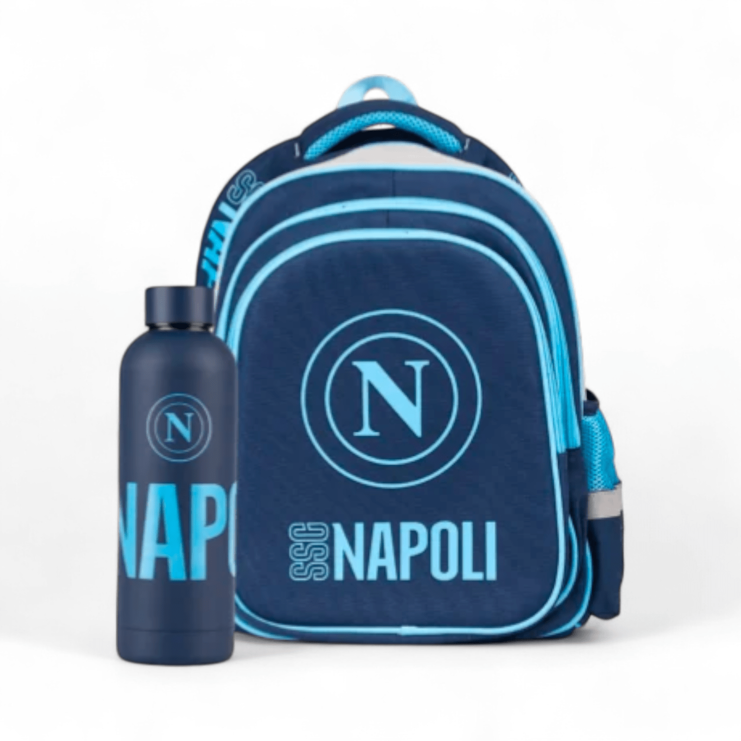 Zaino Scuola SSC Napoli Dark Blue con Borraccia Omaggio - Quiscuola.it – Zaini, Astucci e Diari Scuola