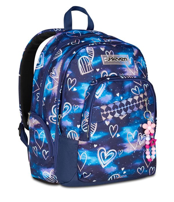 Zaino Seven Dual Detach Gloomy Heart – 2 in 1 con Porta PC e Organizer - Quiscuola.it – Zaini, Astucci e Diari Scuola