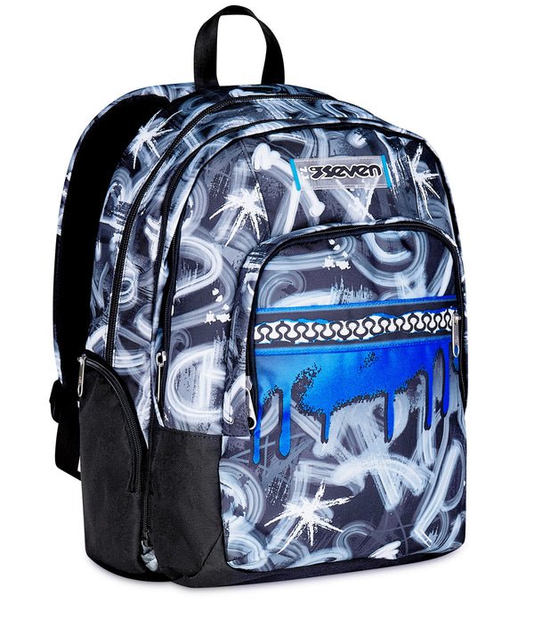 Zaino Seven Dual Detach Quick Graffiti Boy – Zaino 2 in 1 con Porta PC - Quiscuola.it – Zaini, Astucci e Diari Scuola