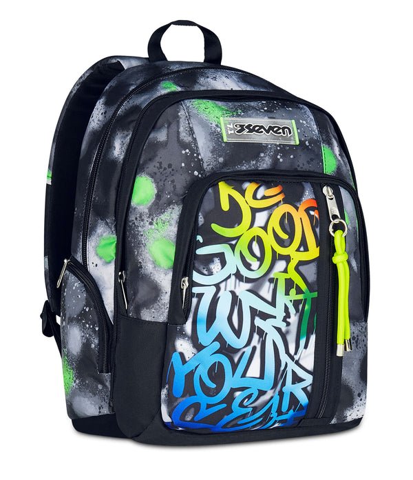 Zaino Seven Dual Detach Sprint Paint Boy – 2 in 1 con Porta PC e Organizer - Quiscuola.it – Zaini, Astucci e Diari Scuola