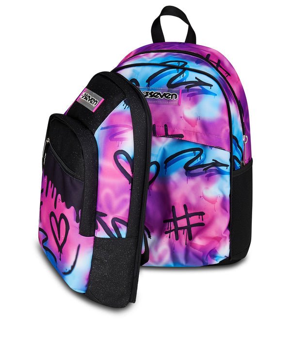 Zaino Seven Dual Detach Sprint Paint Girl – 2 in 1 con Zainetto Staccabile - Quiscuola.it – Zaini, Astucci e Diari Scuola