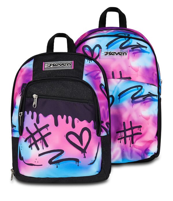 Zaino Seven Dual Detach Sprint Paint Girl – 2 in 1 con Zainetto Staccabile - Quiscuola.it – Zaini, Astucci e Diari Scuola