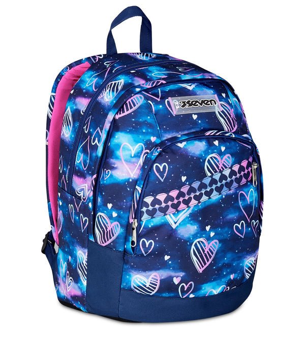 Zaino Seven Dual Gloomy Heart – Doppio Scomparto, Porta PC e Organizer - Quiscuola.it – Zaini, Astucci e Diari Scuola