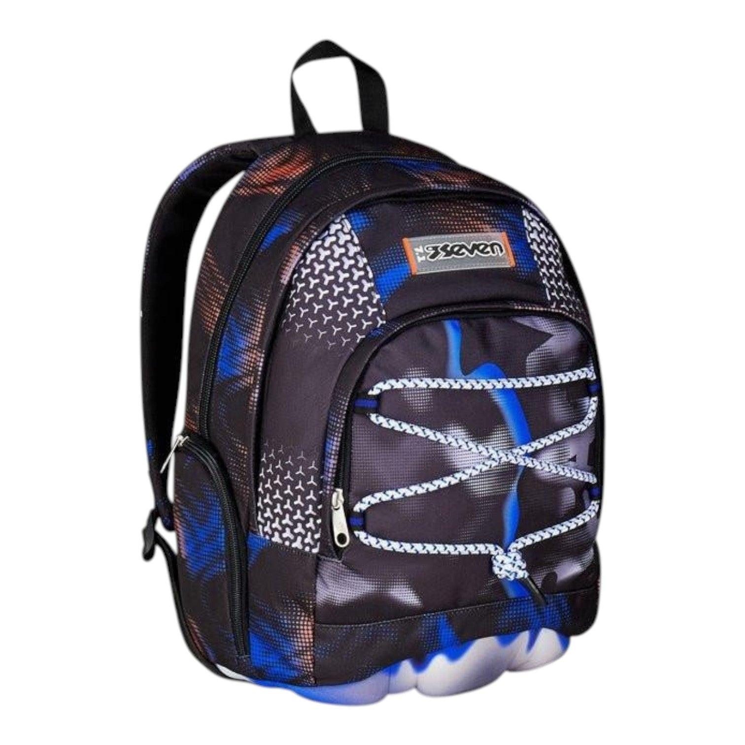 Zaino Seven Dual Optical Shade Boy 31L con Fondo 3D e Porta PC.
