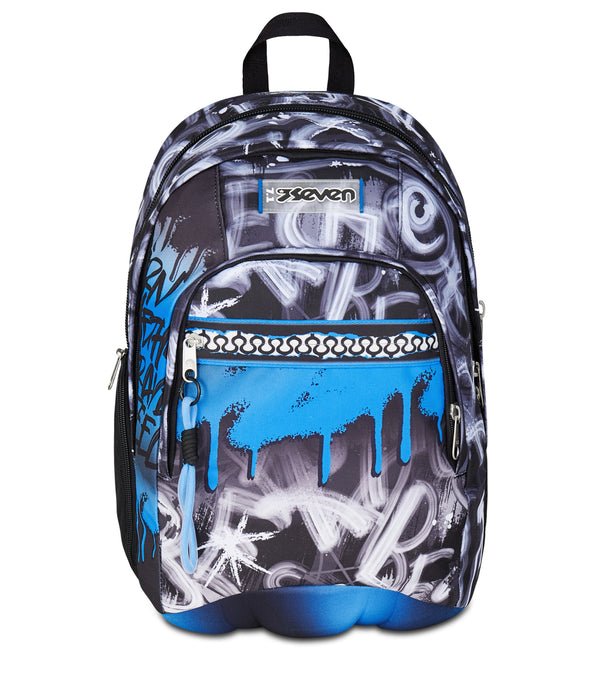 Zaino Seven Dual Quick Graffiti Boy – Fondo 3D, Porta PC e Organizer - Quiscuola.it – Zaini, Astucci e Diari Scuola