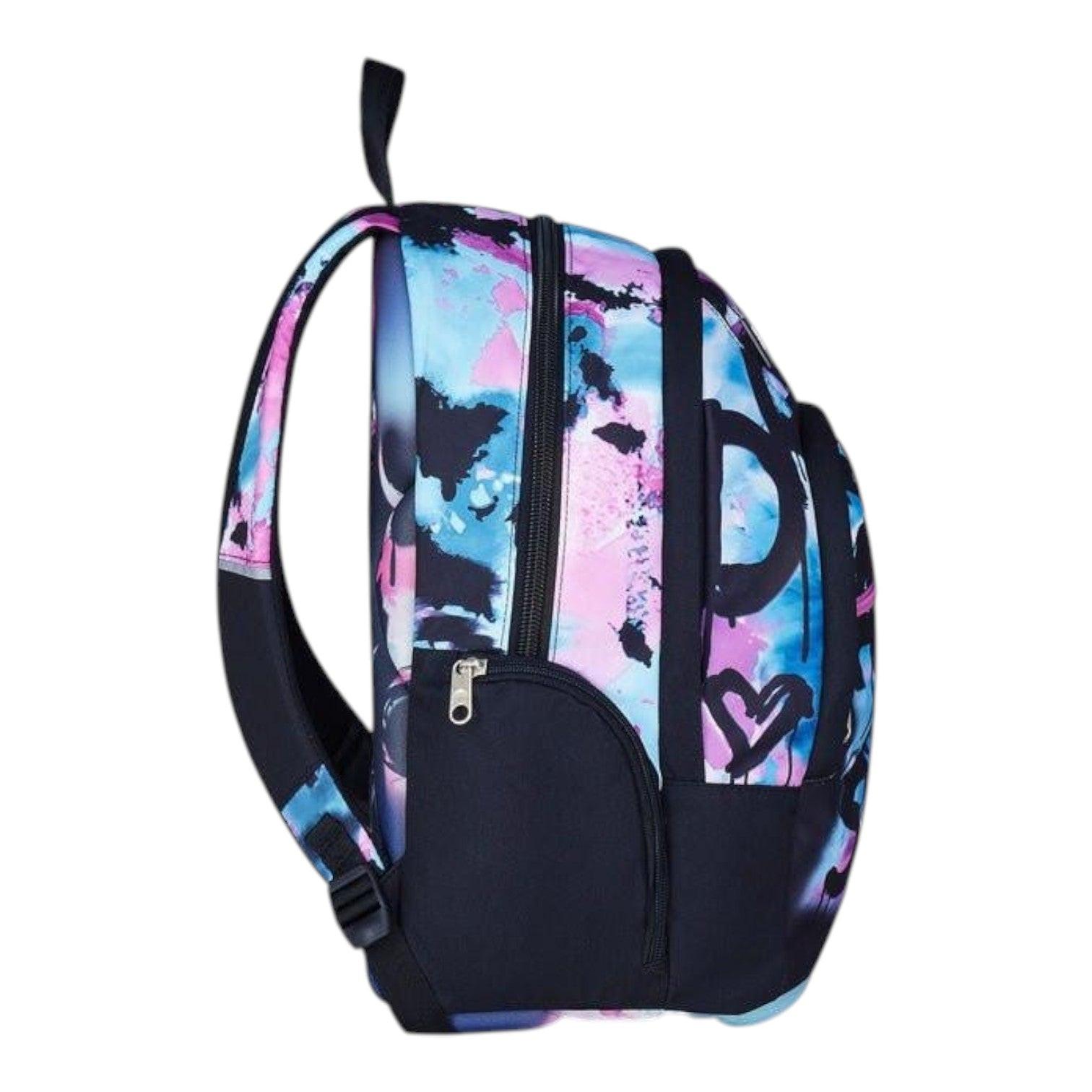 Zaino Seven Dual Quick Graffiti Girl 31L con Fondo 3D e Porta PC.