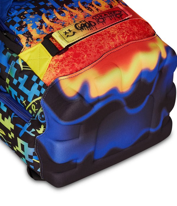 Zaino Seven Dual Scribbled Flame – Porta PC, Fondo 3D e Organizer - Quiscuola.it – Zaini, Astucci e Diari Scuola