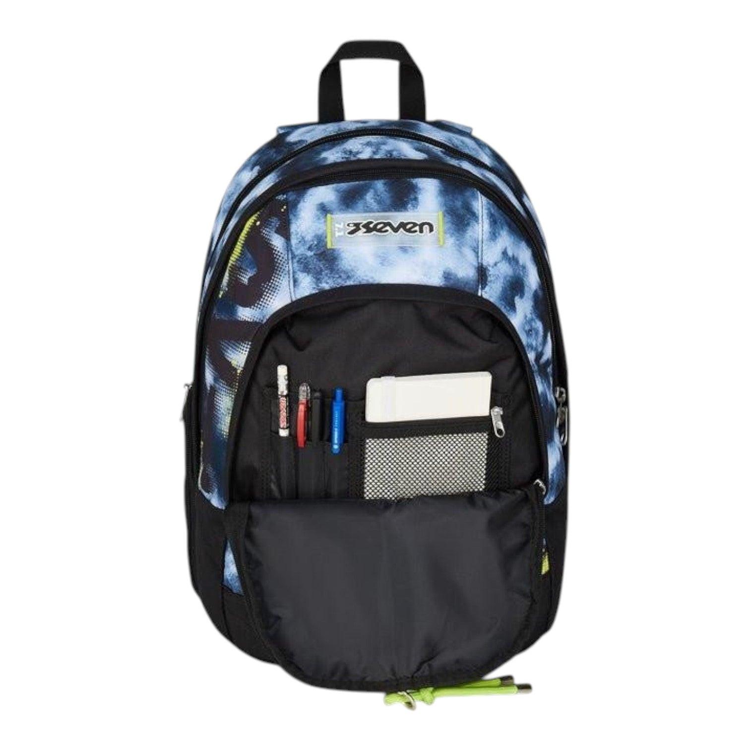 Zaino Seven Dual Shady Dye Boy – Doppio Scomparto, Porta PC e Organizer.