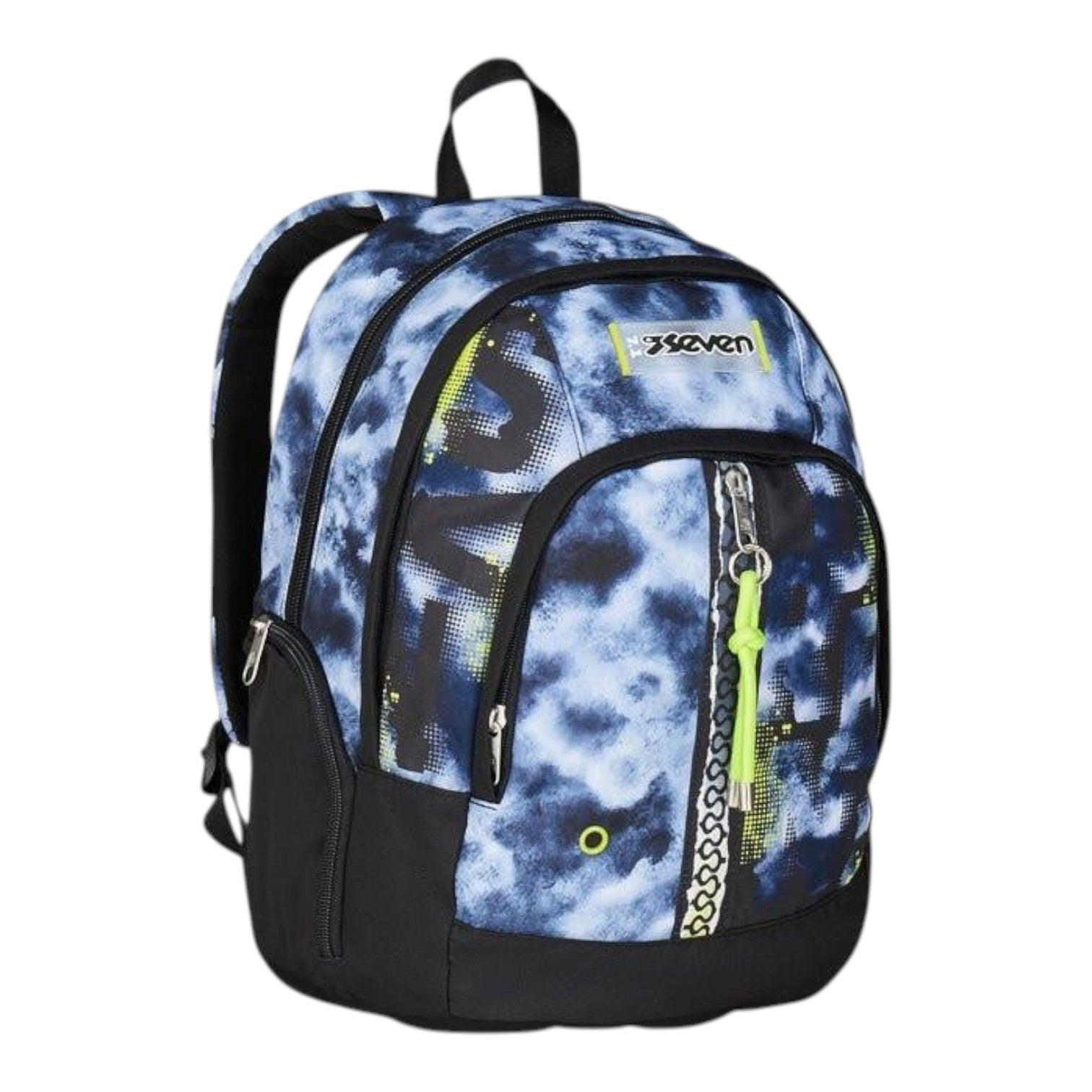 Zaino Seven Dual Shady Dye Boy – Doppio Scomparto, Porta PC e Organizer.