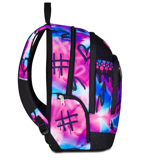 Zaino Seven Dual Sprint Paint Girl – Porta PC, Organizer e Doppio Scomparto - Quiscuola.it – Zaini, Astucci e Diari Scuola