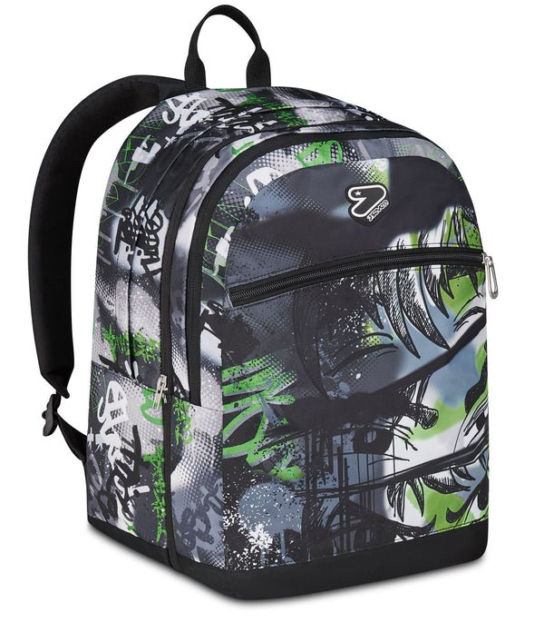 Zaino Seven® PRO XXL Detach Reversibile – Gray Shadow - Quiscuola.it – Zaini, Astucci e Diari Scuola