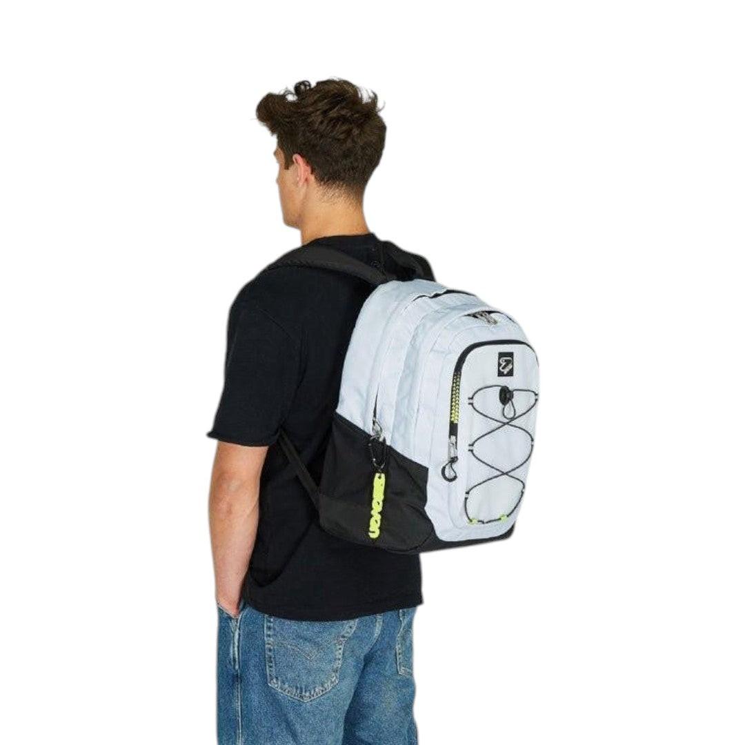 Zaino Seven TECH – Riciclato, Capiente e Porta PC (Bianco).