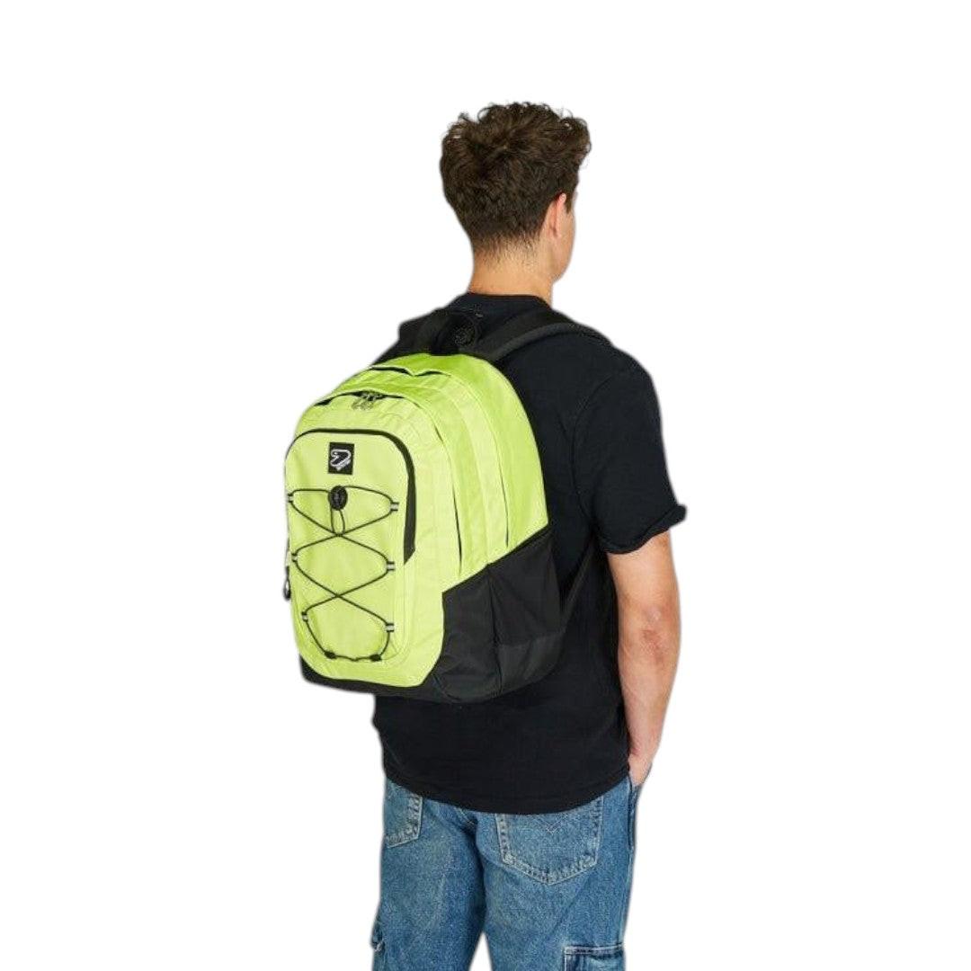 Zaino Seven TECH – Riciclato, Capiente e Porta PC (Giallo).