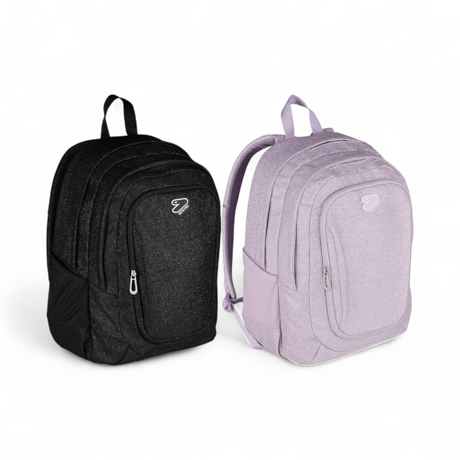 Zaino Seven Tech Shiny 2025 - 2026 Doppio Scomparto Glitter - Quiscuola.it – Zaini, Astucci e Diari Scuola