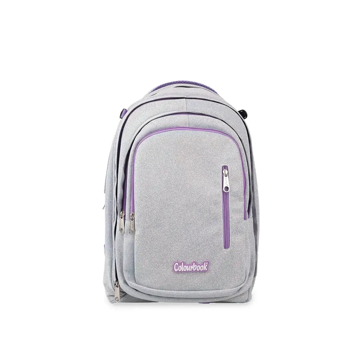 Zaino trolley scuola Glitter Colourbook lilla 35 L con zainetto staccabile - foto 5
