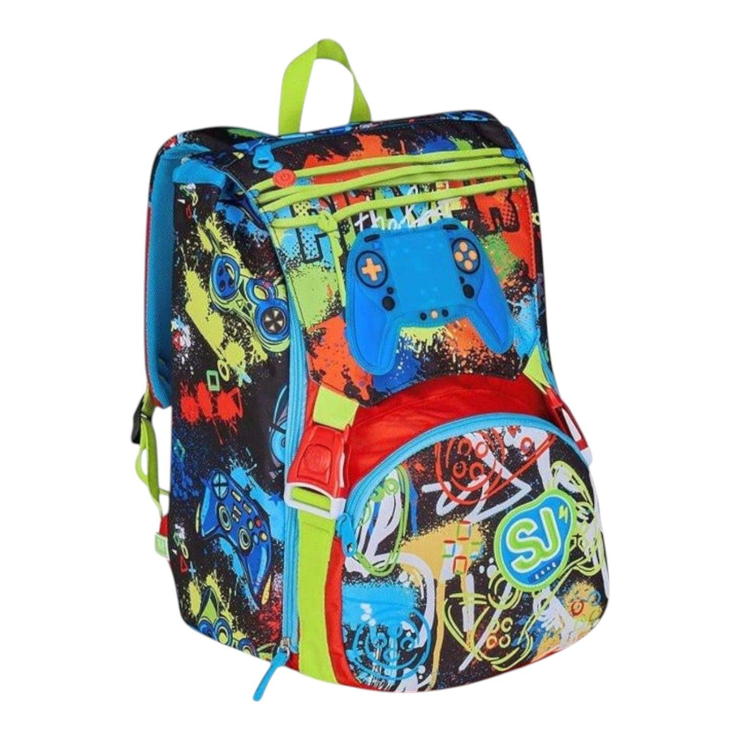 SJ Gang Game LED Boy Zaino Estensibile 27L con LED.